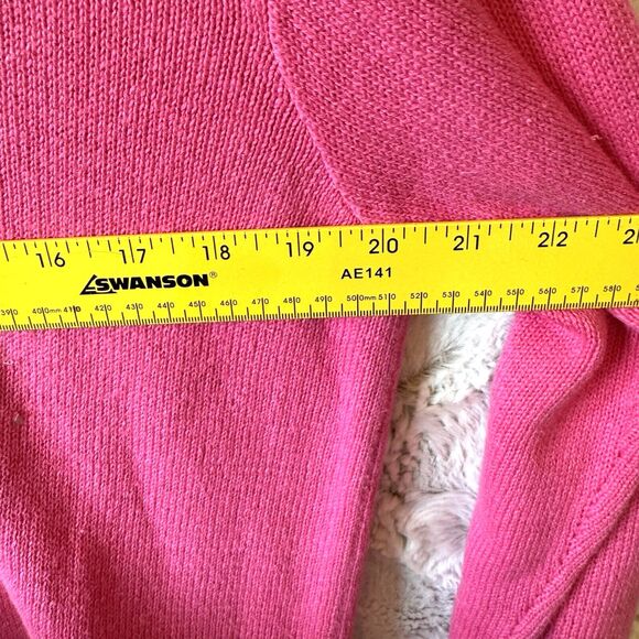 Quacker‎ Factory Sweater Size M Pink Snowman Sequins Long Sleeve Beaded Holidays - Picture 9 of 9